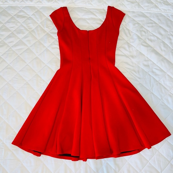 Red Mini Dress - Picture 3 of 4